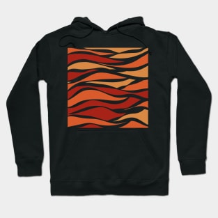 colorful stripes mountains minimal Hoodie